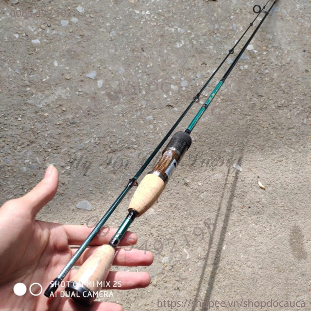 Cần câu lure Normandy Rivulet 1m8 máy đứng ( rẻ vô địch )