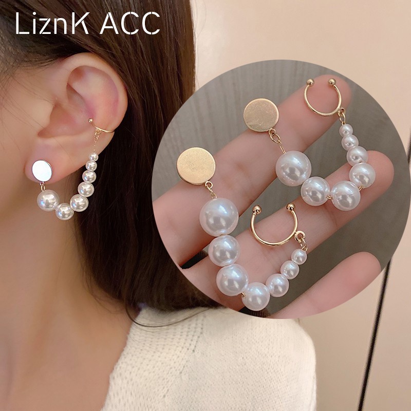 Khuyên Tai Dạng Kẹp Không Cần Xỏ Lỗ Tai Phối Tua Rua Đính Hạt Ngọc Trai Xu Hướng Thời Trang Mới Năm 2022 Chất Lượng