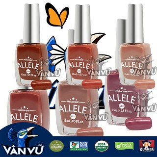Các Gam Màu Da Nâu, Socola Ruốc, Sơn Móng Tay Allele 15ml Mẫu Mới, Màu Lên Đẹp, Quyến Rũ, An Toàn
