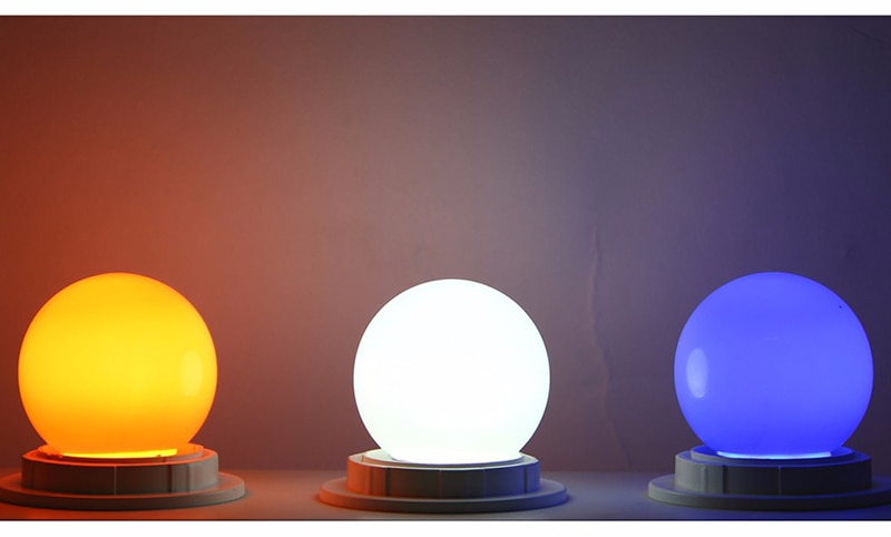 Bóng Đèn led E27 Tiết Kiệm Điện 3W Nhiều Màu Sắc