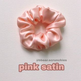 Dây cột tóc Scrunchies phi bóng (satin)