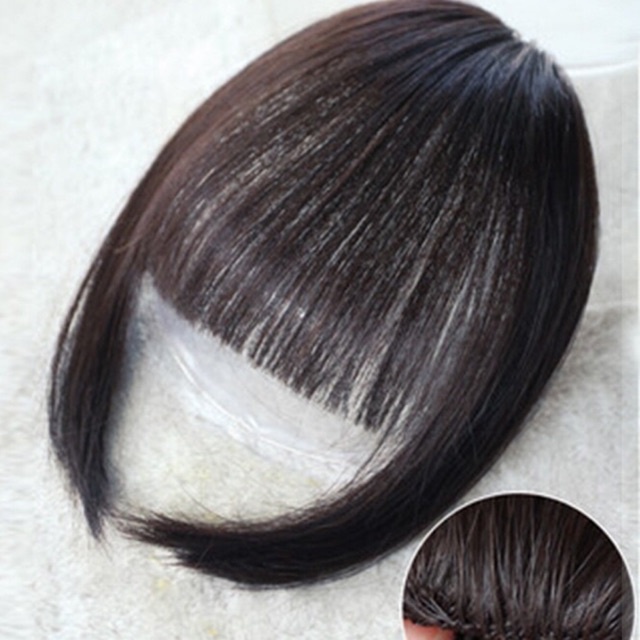 Tóc Mái Giả Bằng có Mai Dày [Có clip, ảnh thật] phong cách Nhật Bản giống tóc thật Qiqishop