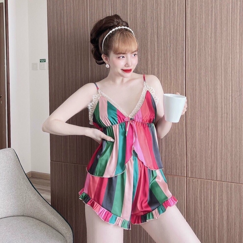 Đồ bộ Latin sexy phối ren