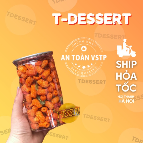 Nui chiên bò khô lá chanh Sài Gòn 250gr | TDessert15k | Hàng loại 1