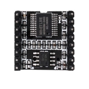 Mạch phát âm thanh mp3 kết hợp amply dfplayer mini