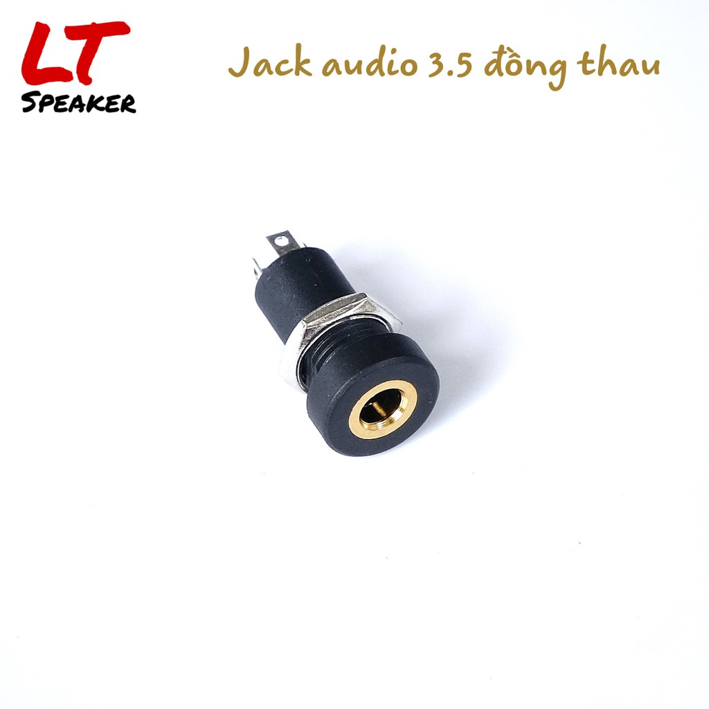 Jack cái Audio 3.5 mm Đồng thau - 4 chân