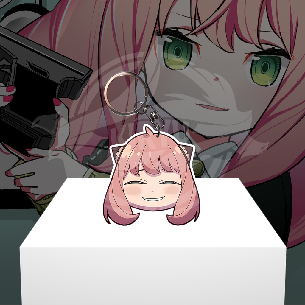 Móc Khóa Acrylic In Hình Anime Spy x Family Anya Forger