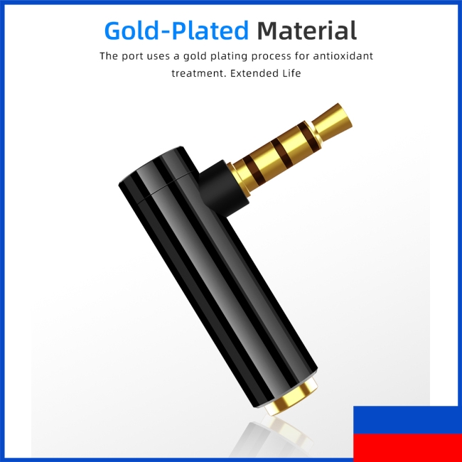 Đầu cắm tai nghe hình chữ L góc phải 90 độ 3.5mm chuyên nghiệp