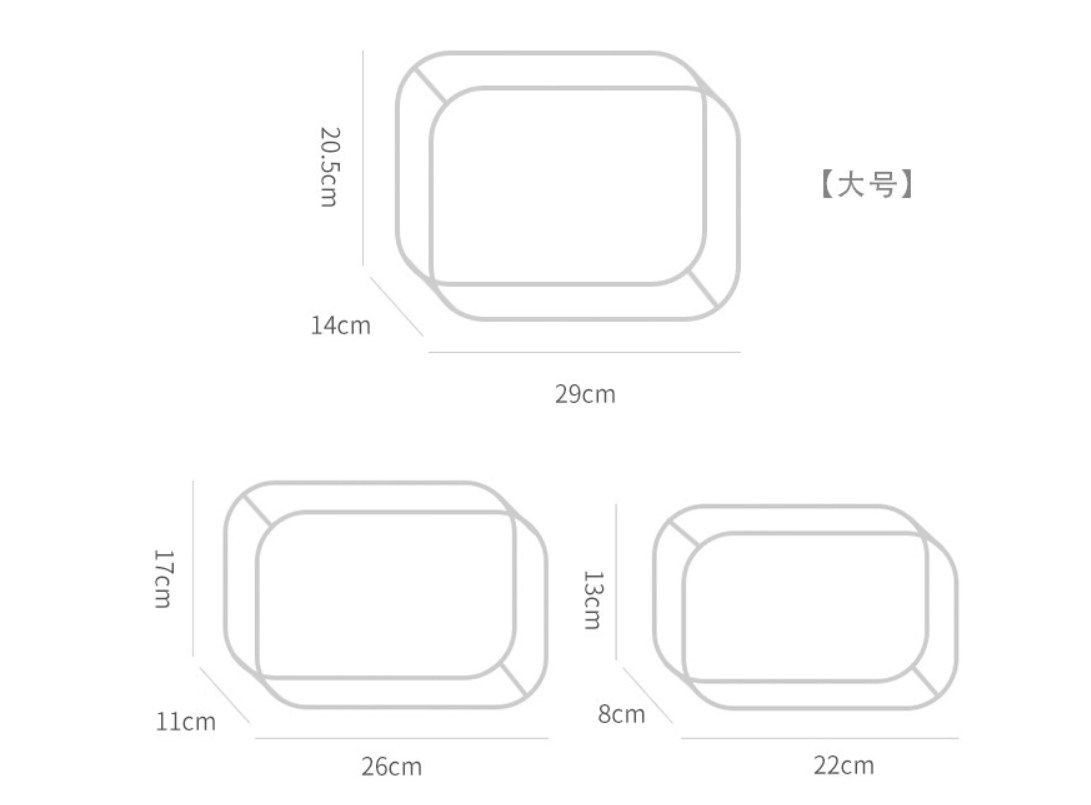 [Có sẵn] Túi Đựng Mỹ Phẩm Nhiều Size Chống Thấm Nước