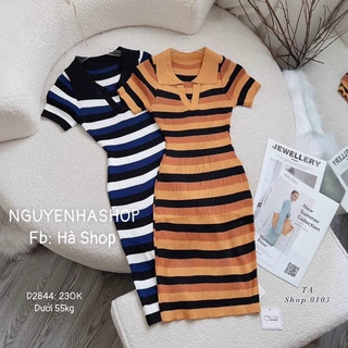 ĐẦM BODY LEN SỌC (KÈM VIDEO HÌNH THẬT)
