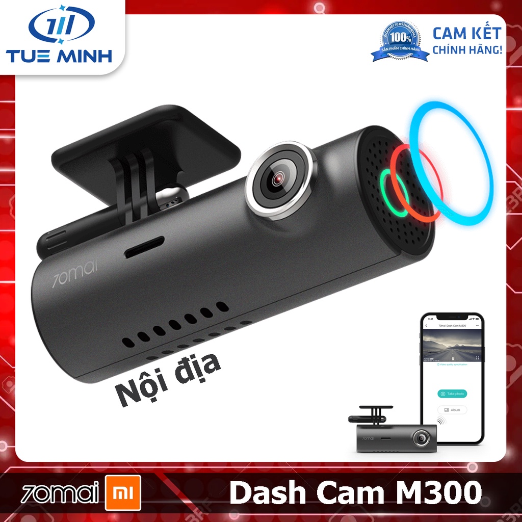 Camera hành trình 70mai Dash Cam M300 - Phiên bản nội địa Up FW tiếng Anh