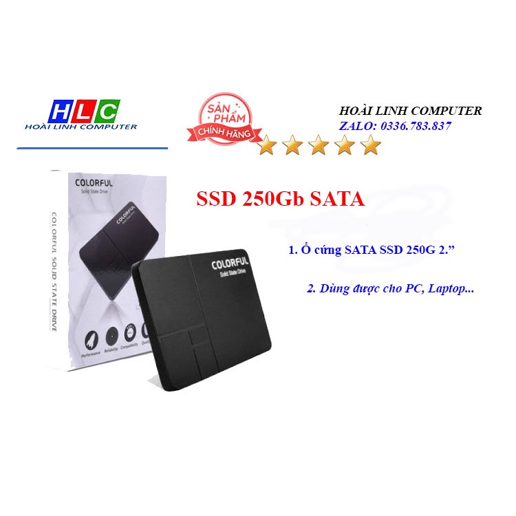 Ổ cứng SSD 250GB Colorful SL500 250G chính hãng NWH Phân phối SSD 240G 240GB SSD 256GB 256G