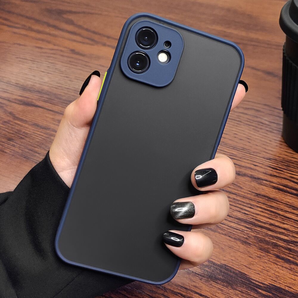 Ốp điện thoại nhám chống sốc cho iPhone 13 Pro Max Mini 12 11