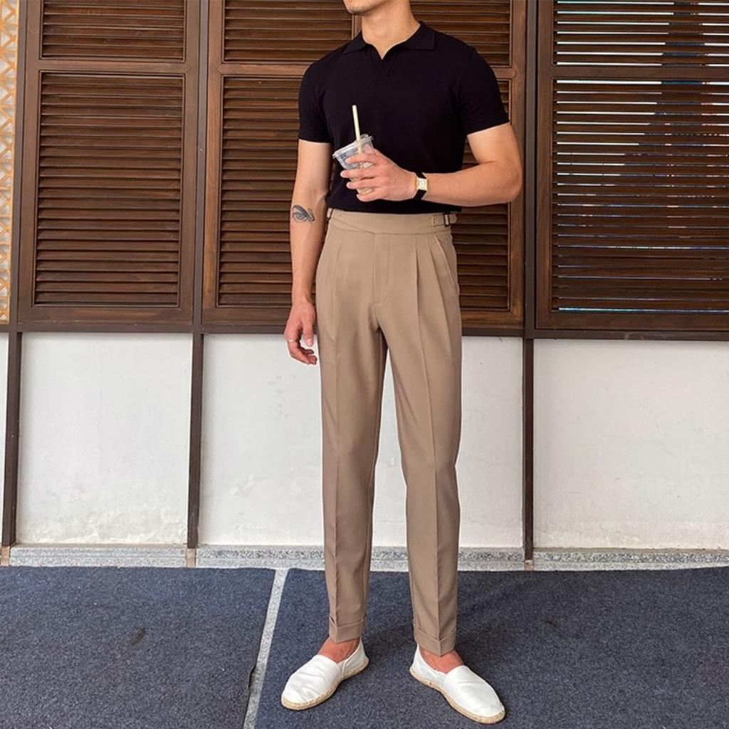 Áo thun Polo nam cổ bẻ vải cotton xuất xịn, chuẩn form, sang trọng, thanh lịch - Polo Plesure