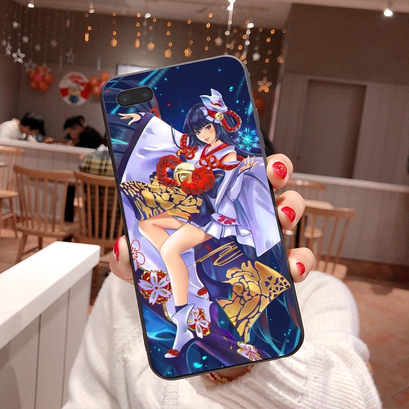 Ốp Lưng Hình Trò Chơi Onmyoji Cho Iphone 5 6 7 8 Plus Xs X