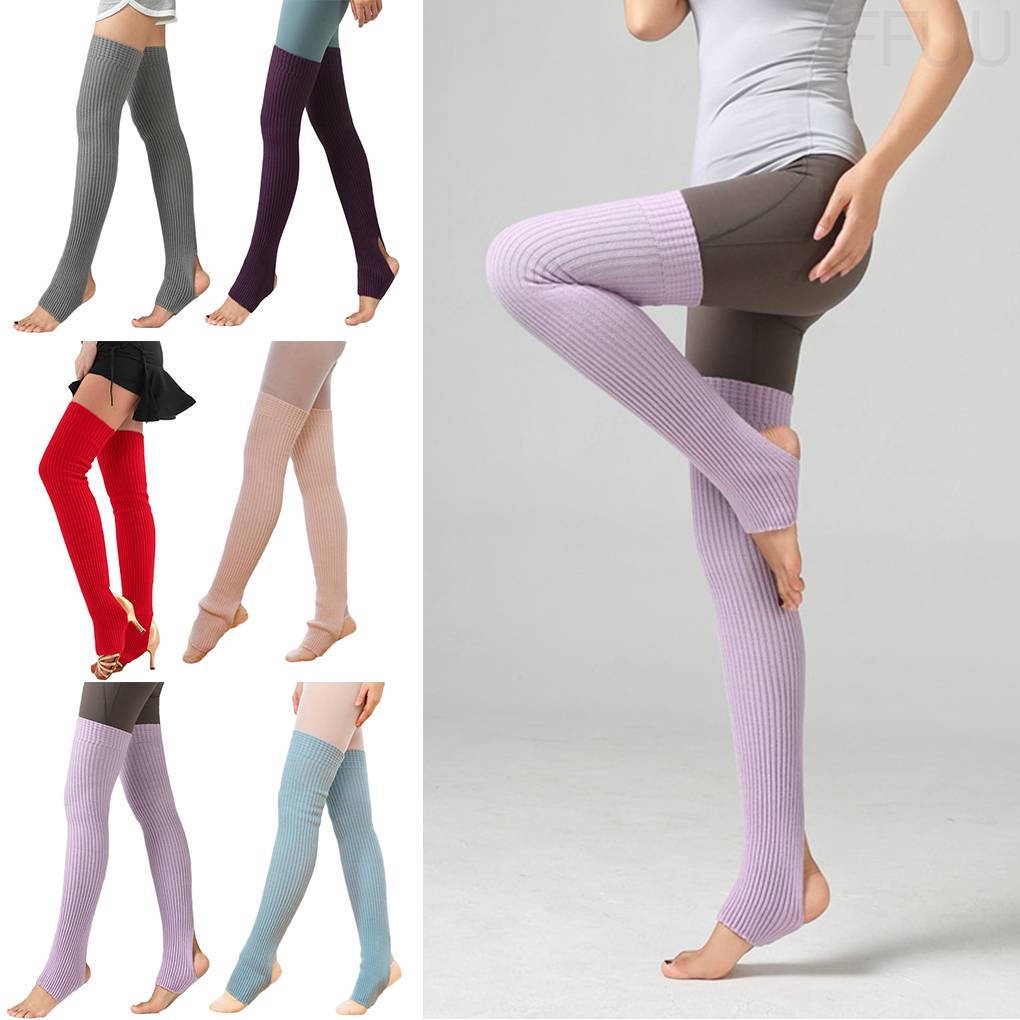 Đôi tất dài giữ ấm cho nữ tập yoga múa ba lê ff86