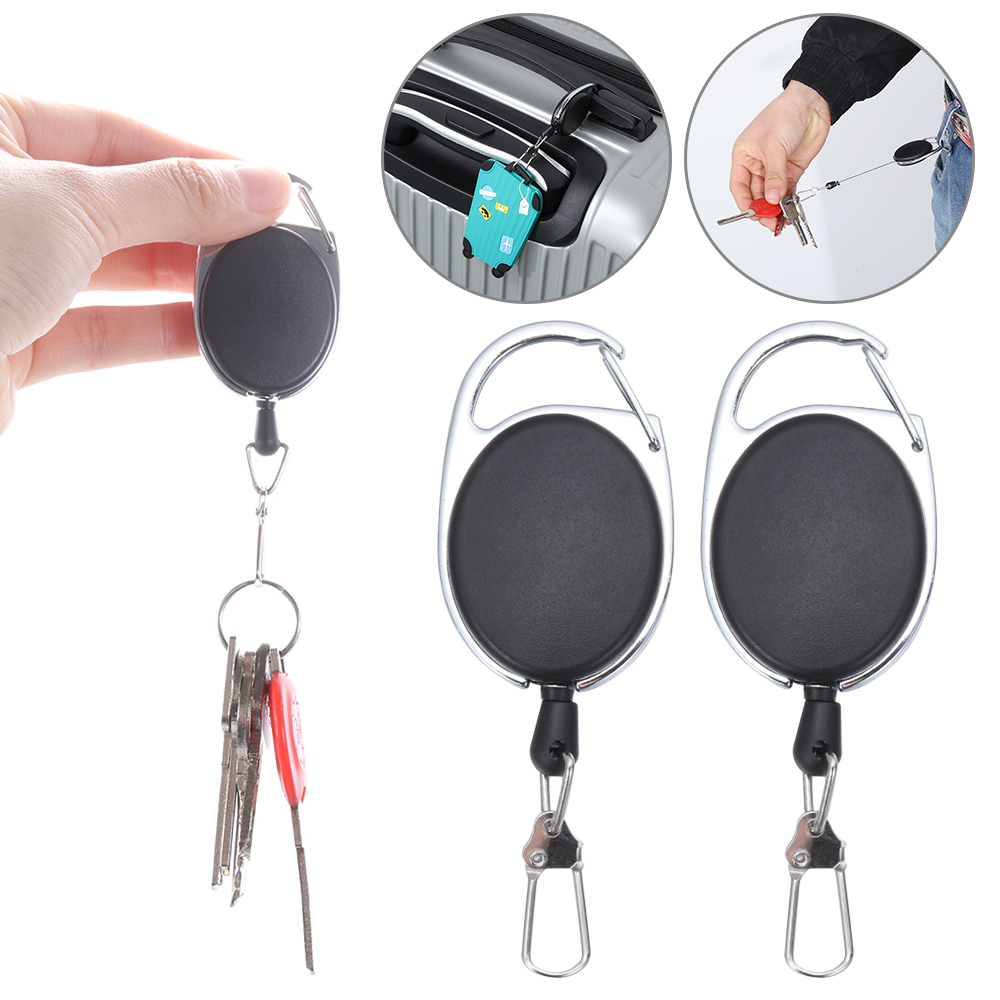 Set 1/4 Vòng Đeo Thẻ Đa Năng Thiết Kế Kéo Rút Tiện Dụng