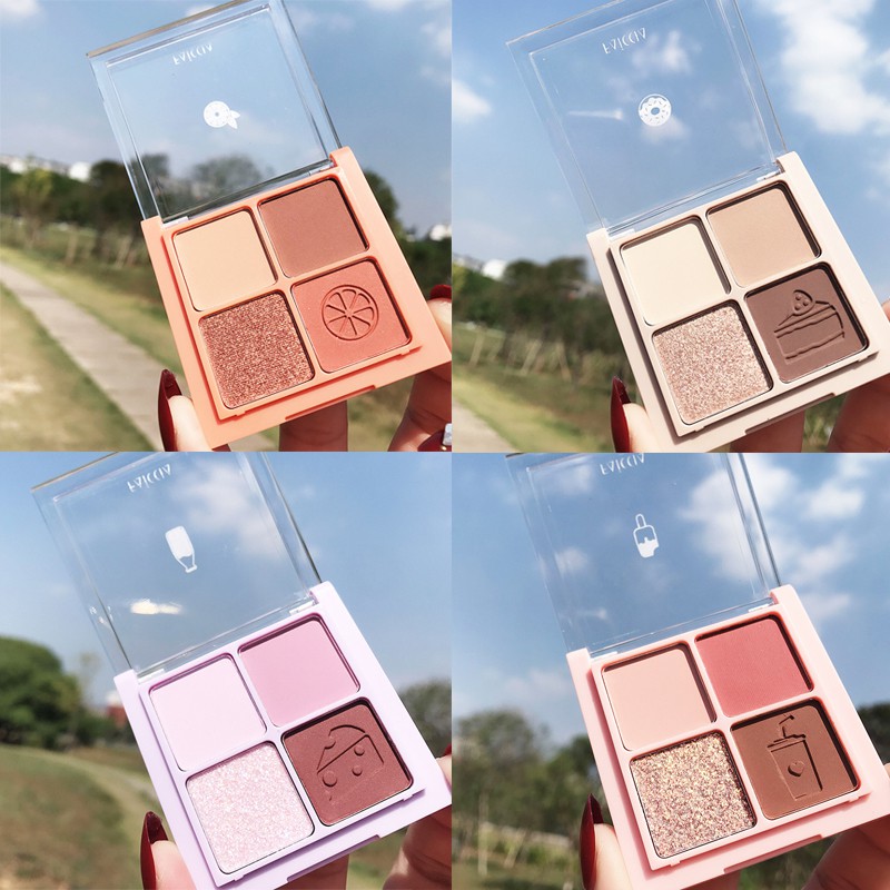 Bảng Phấn Mắt 4 Ô Faiccia Tím Trendy | BigBuy360 - bigbuy360.vn