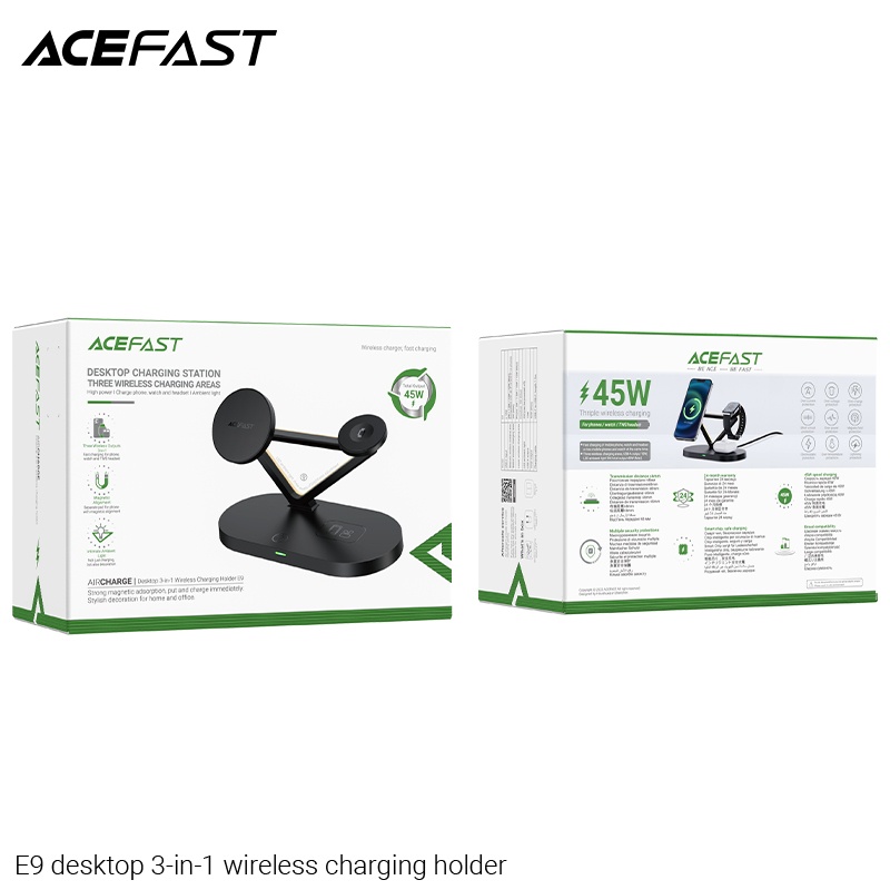 Giá đỡ sạc không dây để bàn 3 in 1 ACEFAST - E9