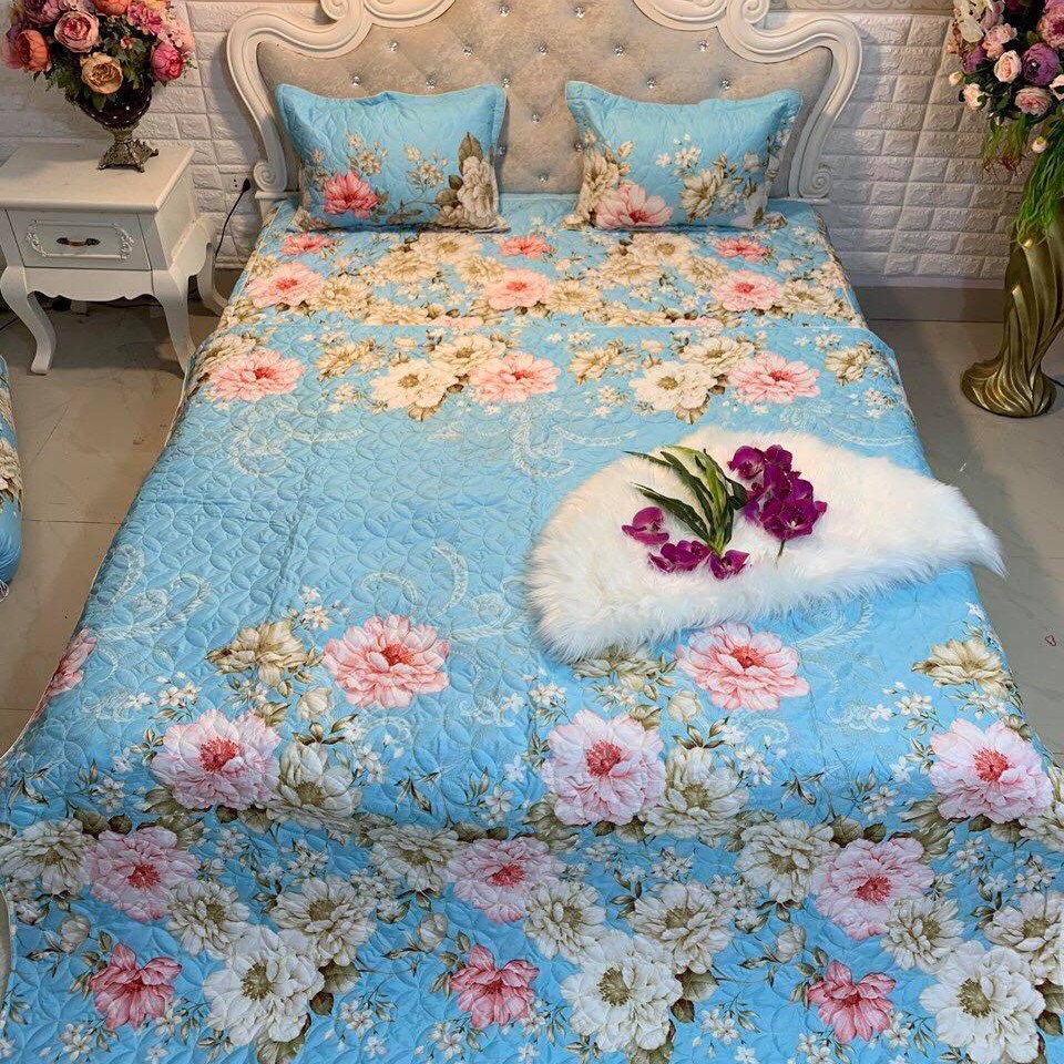 Bộ trần hè 5 món poly cotton. (Mua 2 bộ, tặng 1 chai nước hoa)