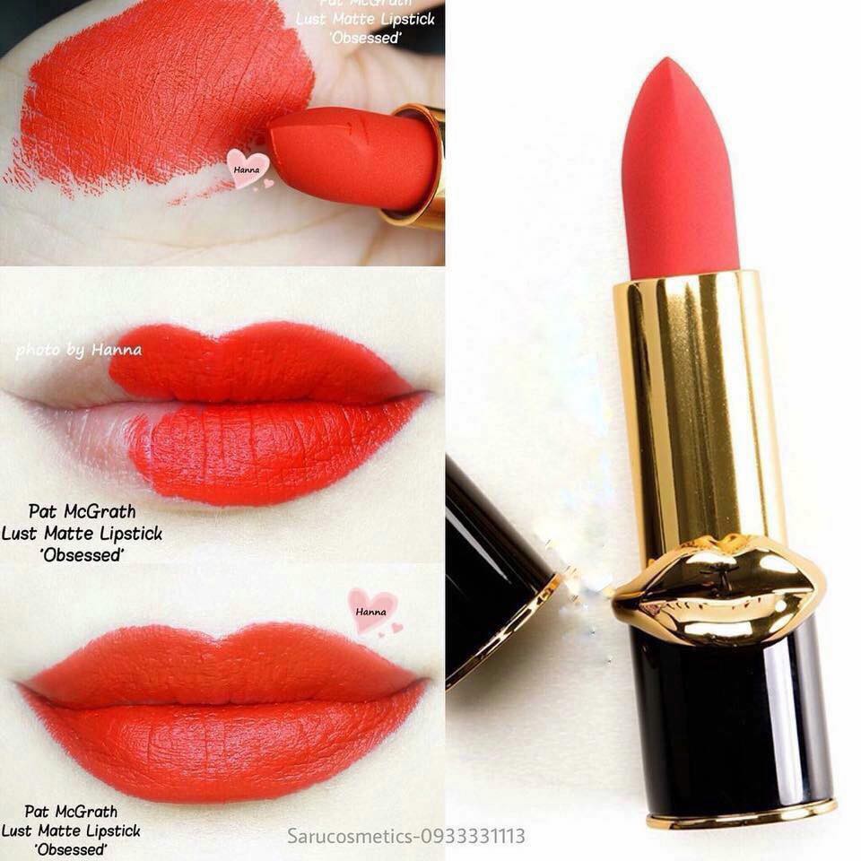 Son Pat McGrath Obsessed Màu Đỏ Cam