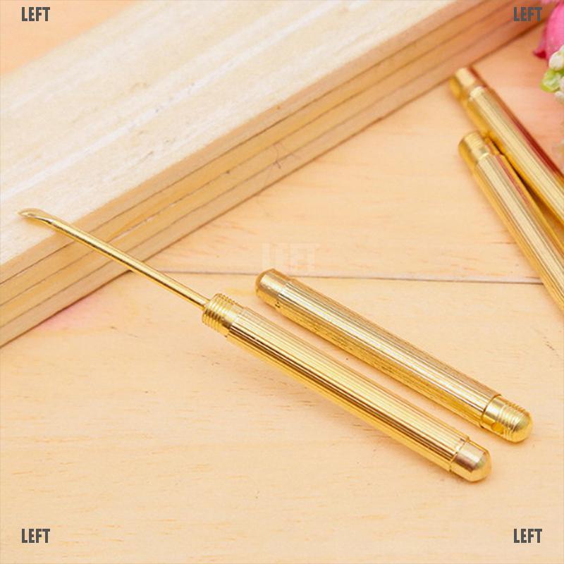 Dụng Cụ Lấy Ráy Tai Trái Bằng Vàng Gấp Gọn Tiện Lợi