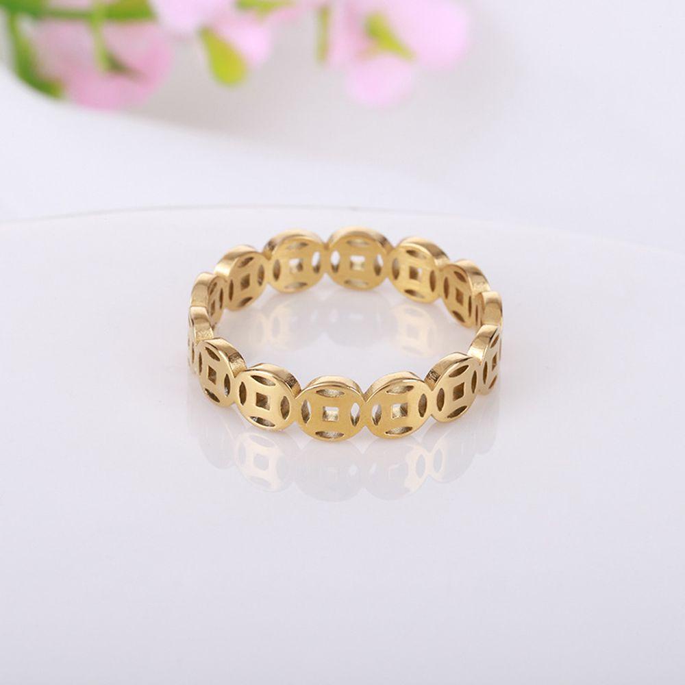 Nhẫn Thép Không Gỉ Hình Dream Catcher Phong Cách Vintage Thanh Lịch Dành Cho Nam Và Nữ