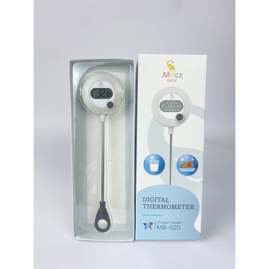Nhiệt kế điện tử đo nhiệt độ sữa nhiệt độ nước Moaz Bebe MB020