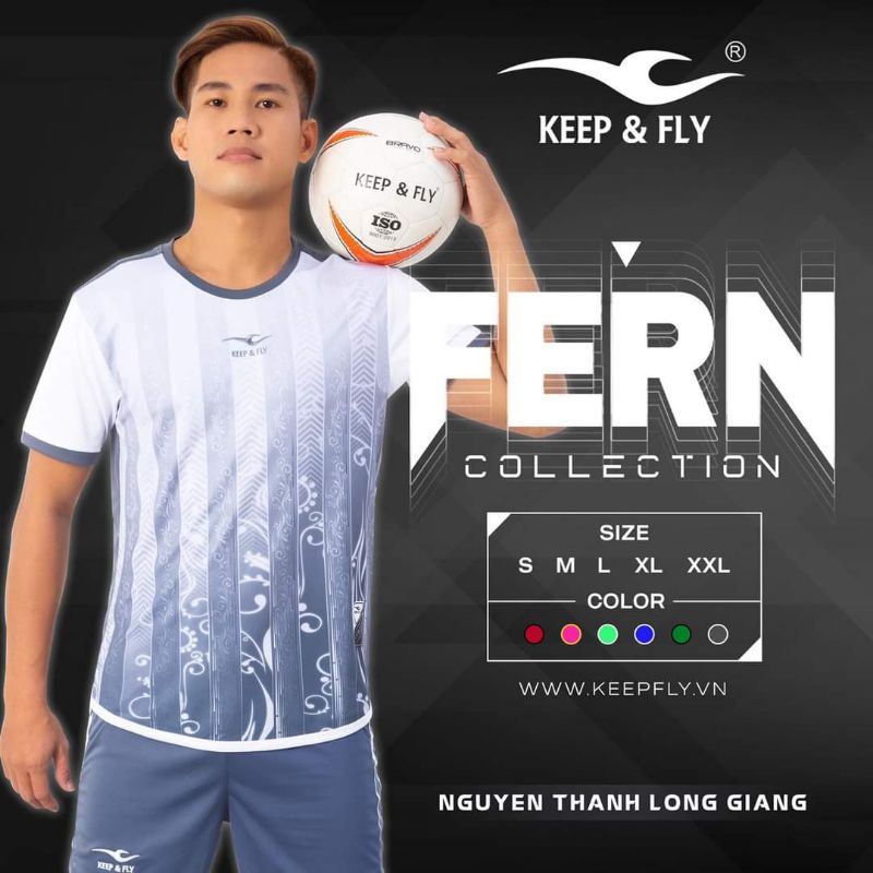 Bộ Quần Áo Đá Bóng Thể Thao FERN Keep & Fly