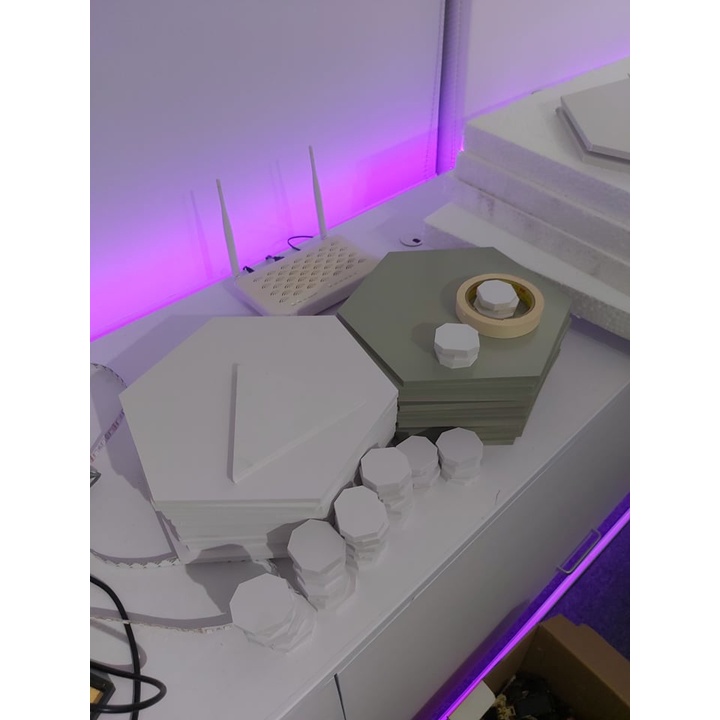 Tấm formex lục giác trang trí góc gaming dày 1cm | BigBuy360 - bigbuy360.vn
