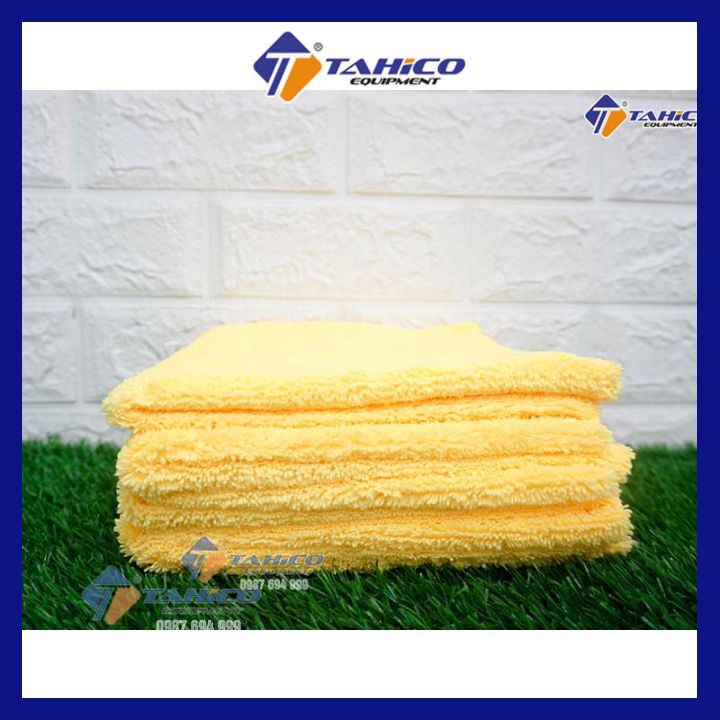 Khăn lau sợi Microfiber loại bỏ chất đánh bóng 40X40cm ⚡CHÍNH HÃNG⚡