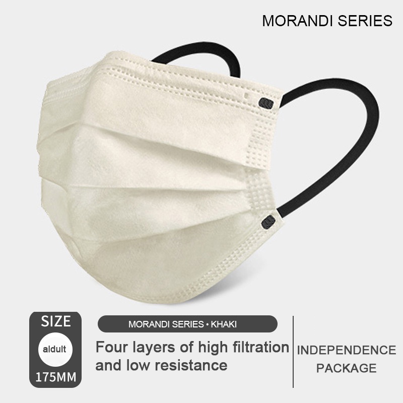 Khẩu Trang Y Tế Morandi 2022 Thoáng Khí Màu Sắc