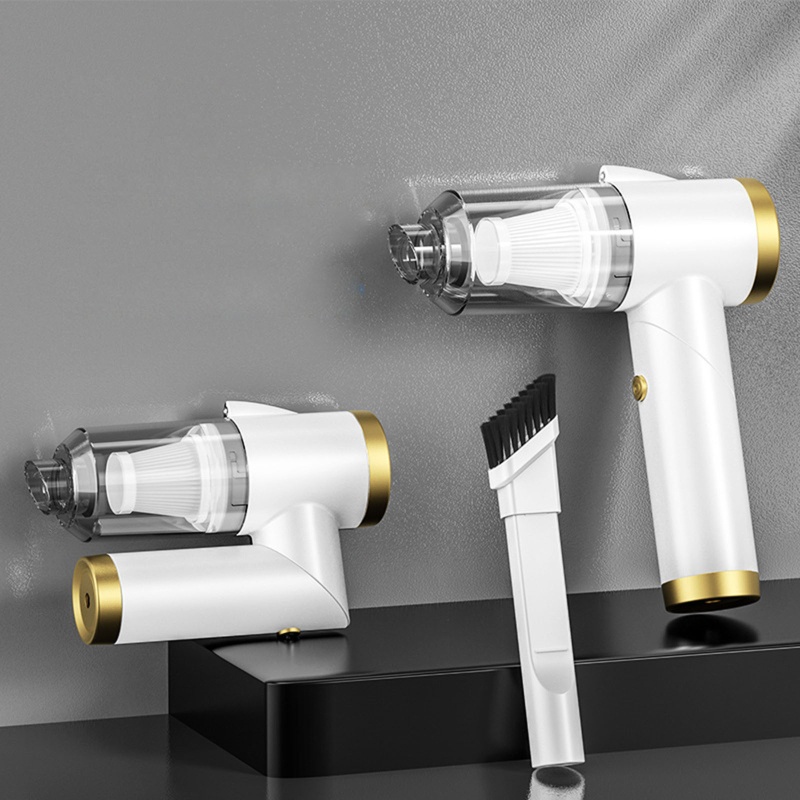 Máy Hút Bụi Mini Cầm Tay Công Suất Cao Có Đèn LED Có Thể Gấp Gọn Tiện Dụng Cho Xe Hơi