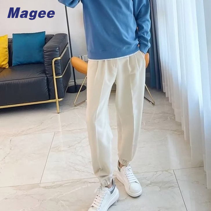 Magee Quần Dài Phong Cách Harajuku Nhật Bản Đơn Giản Hợp Thời Trang Mùa Đông Cho Nam