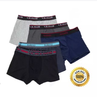 Combo 5 quần sịp đùi LEMA chất liệu coton 100% co giãn 4 chiều, siêu mềm, thấm hút mồ hôi tốt