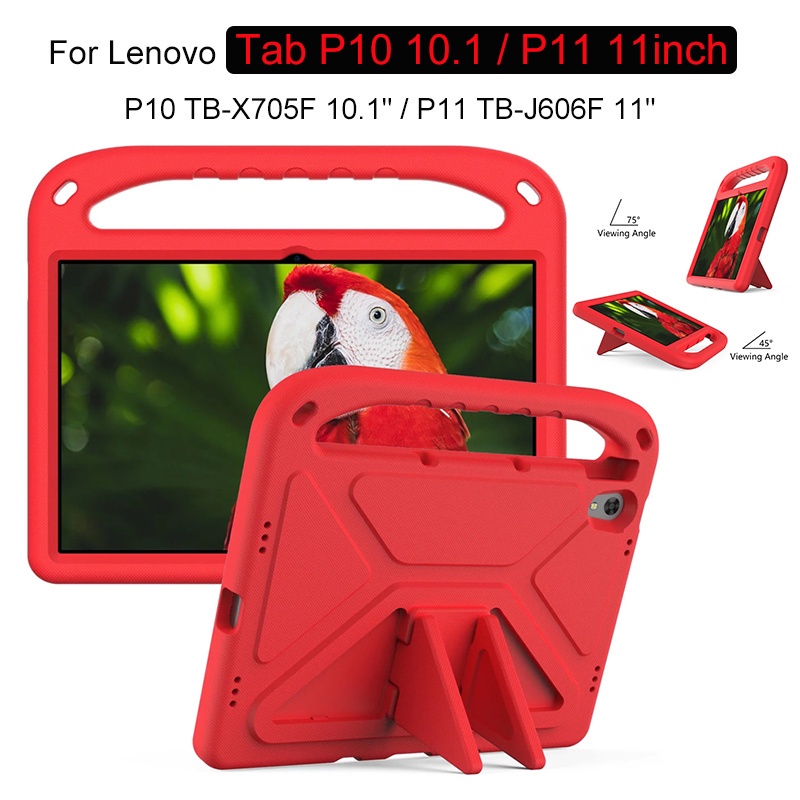 Ốp máy tính bảng EVA siêu nhẹ chống sốc có giá đỡ cho Lenovo Tab P11 TB-J606F 11inch / Tab P10 TB-X705F 10.1"