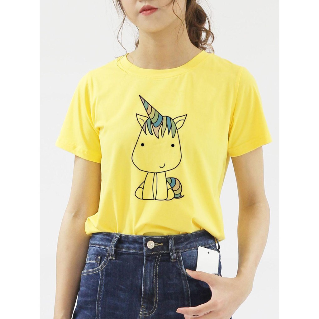 ÁO THUN NAM NỮ AT2202 KỲ LÂN THÚ CƯNG THỜI TRANG AOMI unisex PHONG CÁCH CÁ TÍNH ĐẸP