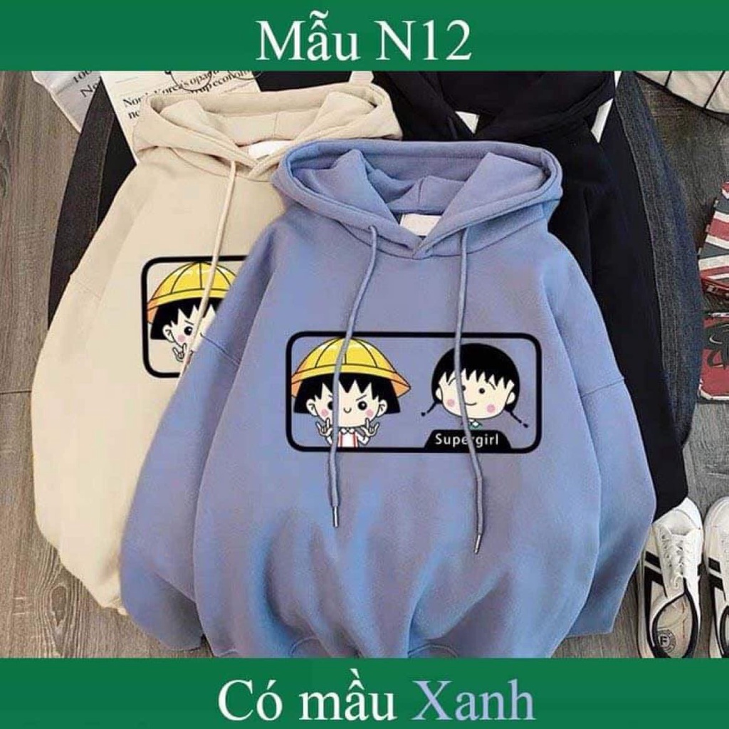 Áo Hoodie chất nỉ in hình phong cách dễ thương siêu cute đáng yêu | BigBuy360 - bigbuy360.vn