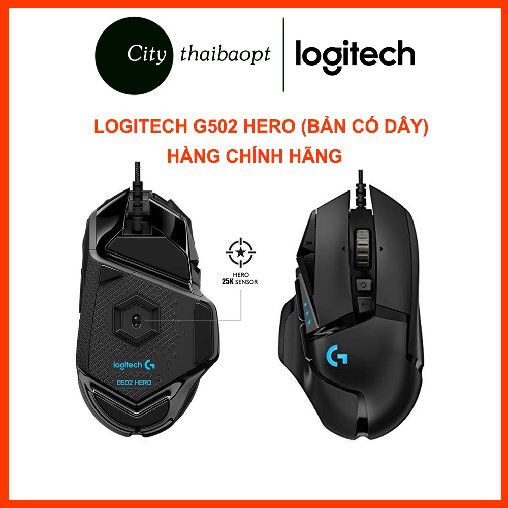Chuột máy tính Logitech G502 HERO  - Hàng chính hãng