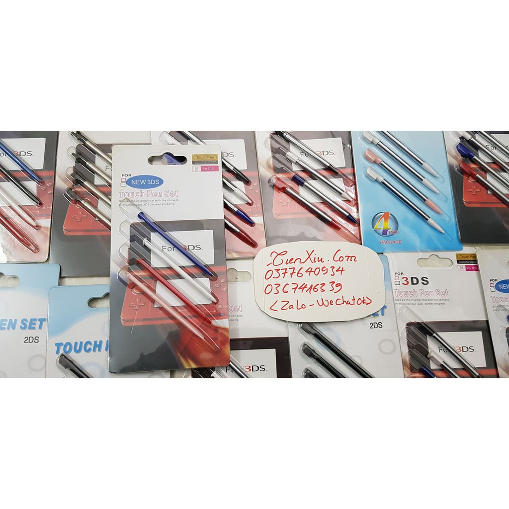 Bút Nintendo 2ds 3ds new 3ds 3dsxl...set 4 cái