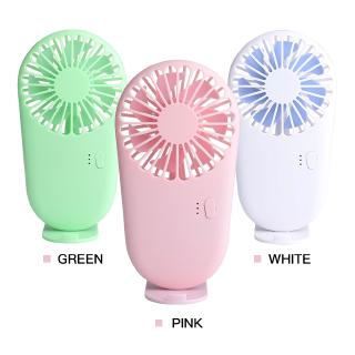 Ultra-thin handheld tabletop fan with battery indicator light （USB Mini Fan / support）