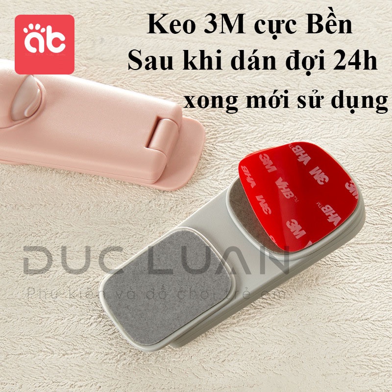 Khóa tủ lạnh bản cao cấp, thông minh - Khóa tủ, ngăn kéo giũ an toàn cho bé -Kep dán 3M