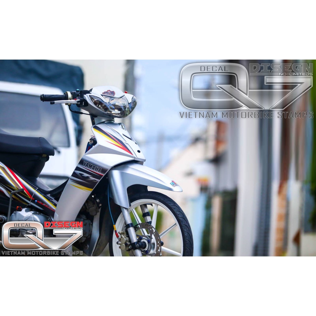 Tem Rời Sirius 110 bạc đen