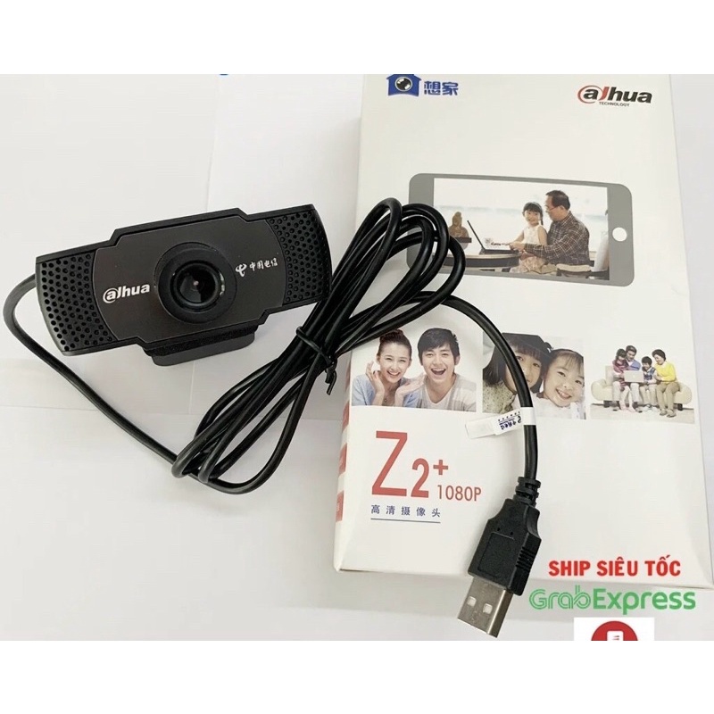 Webcam Dahua Z2+ 1080P FullHD có Microphone, gọi Video, họp trực tuyến, học online