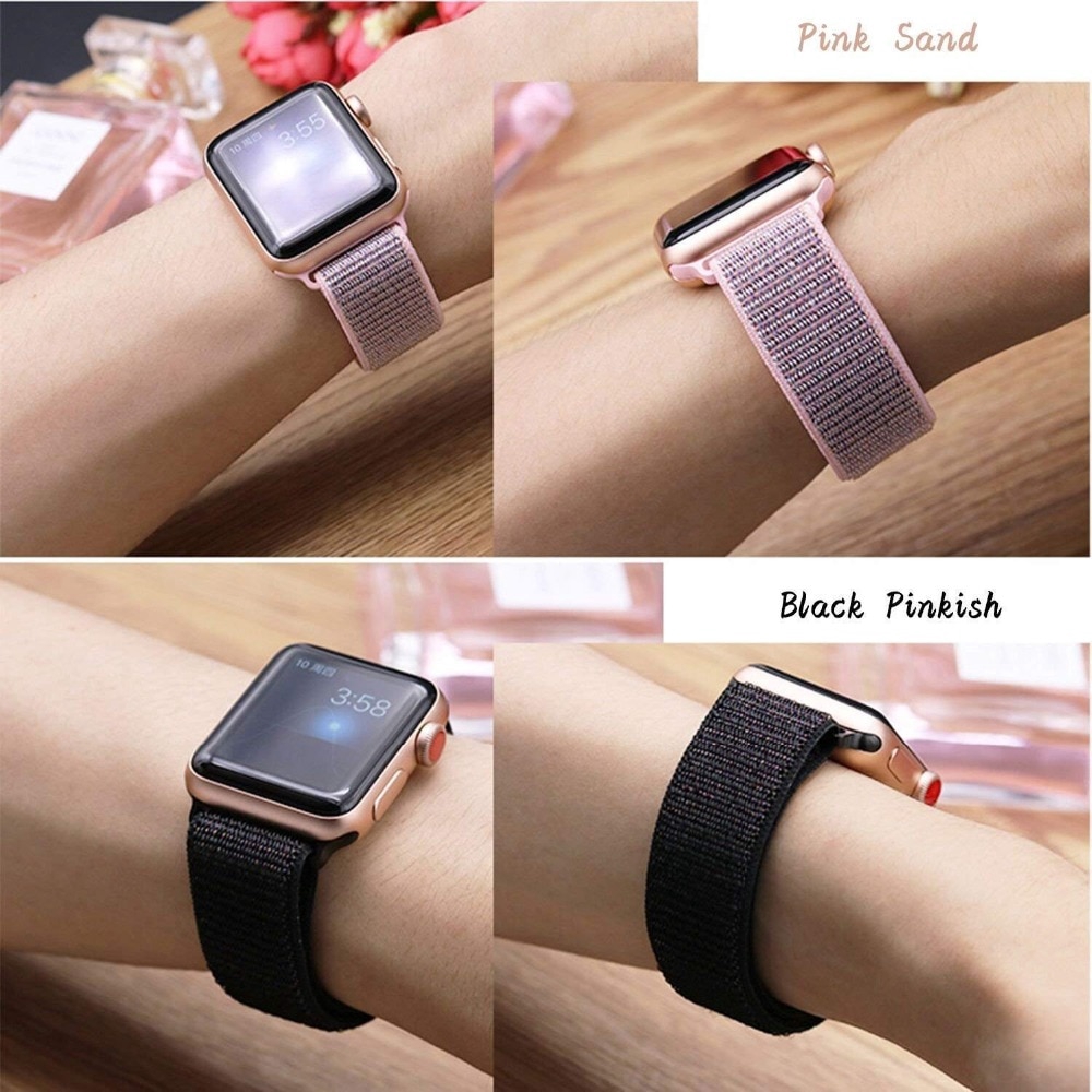 Dây Nylon Đeo Đồng Hồ T500, T500 +, W26, T5, F18 Apple Watch 44mm 40mm Iwatch 42mm 38mm Iwatch 6 SE 5 4 3 2