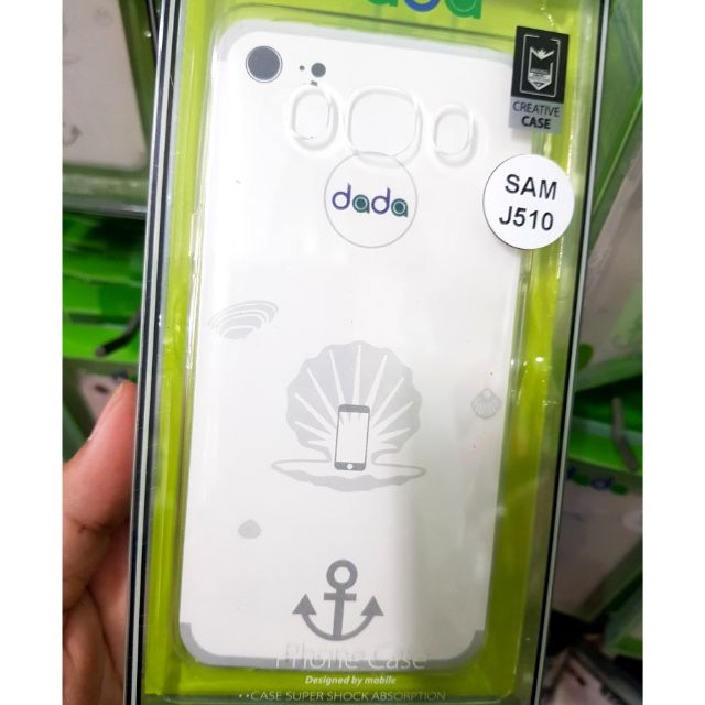 Ốp lưng Samsung J510 / J5 2016 dẻo hộp trong suốt chống vàng ố cao cấp