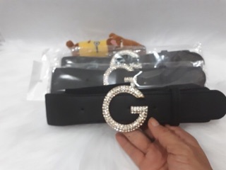 Thắt lưng nữ Chữ G đính đá