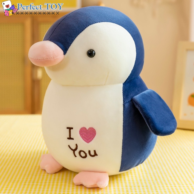 Chim cánh cụt nhồi bông co giãn dễ thương dùng làm quà tặng cho bé