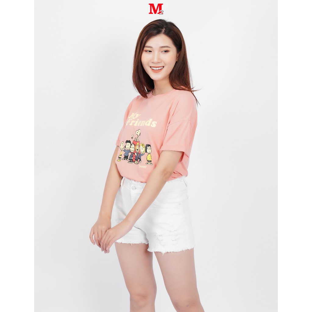 Áo dệt kim nữ in hình My Friends BN2105 Thời trang M2