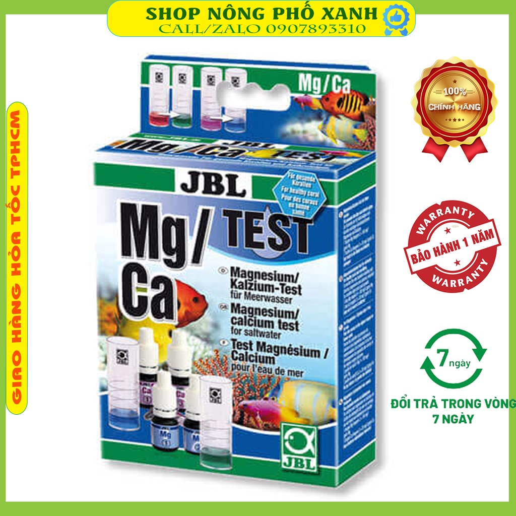Bộ Combo Test Mg/ca Jbl – Đức - Thuốc Thử Kiểm Tra Hàm Lượng Magie Và Canxi Trong Môi Trường Nước